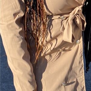 Elegant Tan Women's trench coat